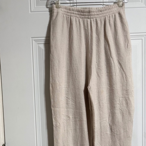 NakedCashmere Lounge Pants SZ Medium Comfy Sustainable Quiet Luxury - Picture 1 of 10